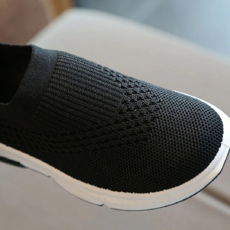 Kids Running Sneakers. Boys/Girls Sport Shoes, Breathable, Knit Socks Sneakers.