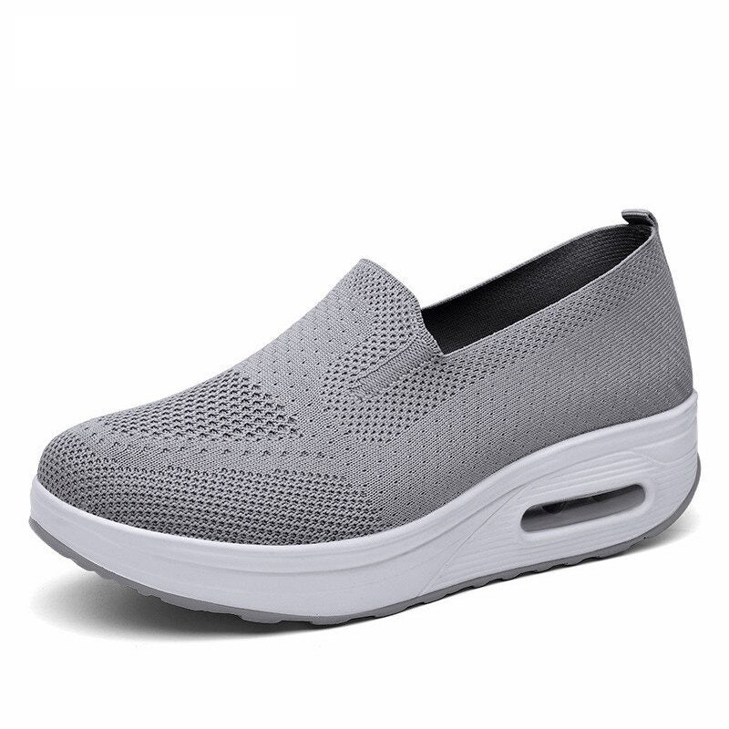 Women's Mesh Platform Shoes - Loafers