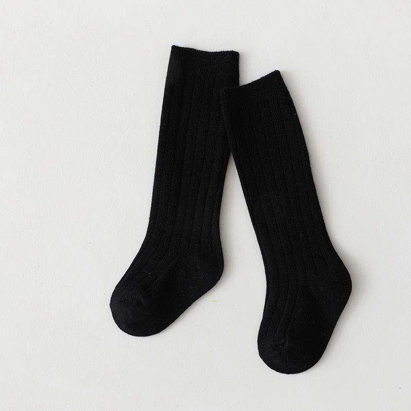 Premium Winter Knitted Socks Cotton Spandex Breathable Stripe Baby Socks, Unisex