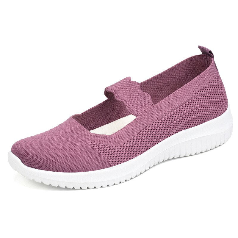 Summer Fashion Breathable Fly Weave Casual Women Shoes