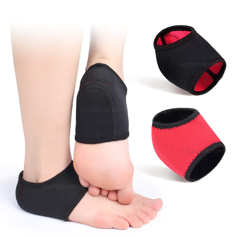 1 Pair Pain Relief Heel Pads Foot Patch Plantar Fasciitis Heel Socks