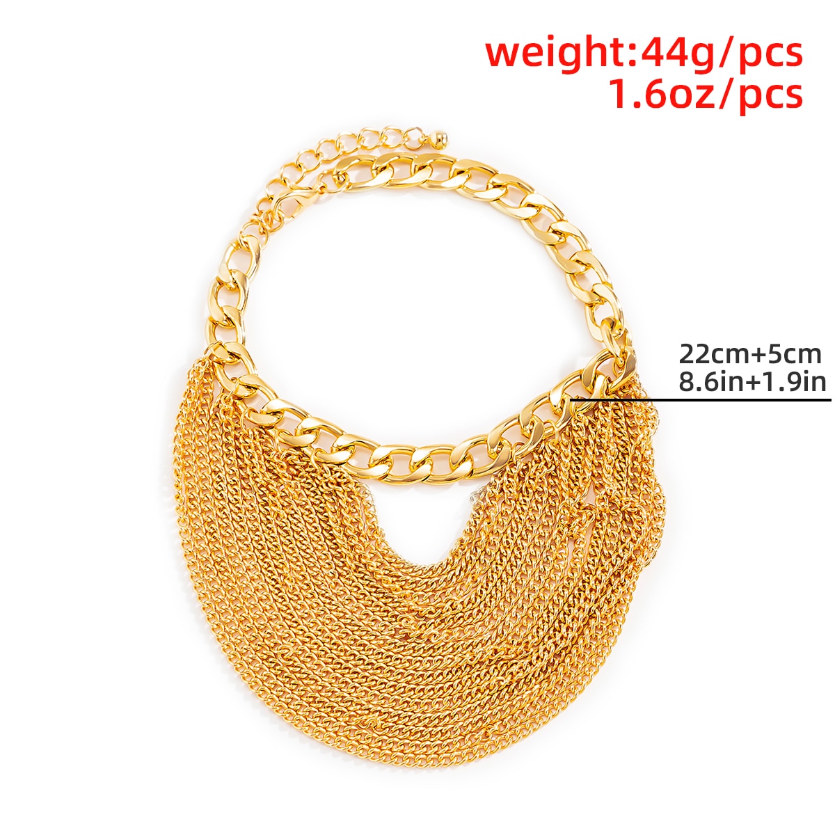 Multilayer Chain Ankle Bracelets High Heel Accessories