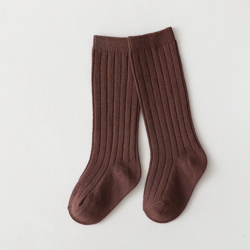 Premium Winter Knitted Socks Cotton Spandex Breathable Stripe Baby Socks, Unisex