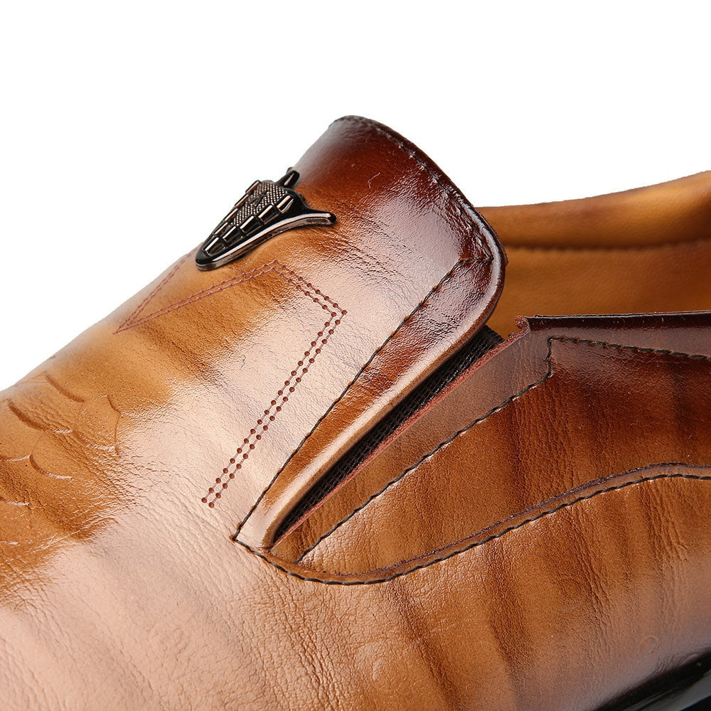 Men Retro Dress Shoes-High Quality Leather