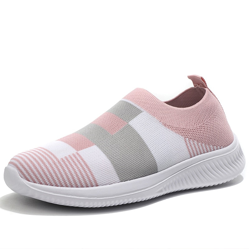 Vulcanized Knitted Sneakers Shoes For Women