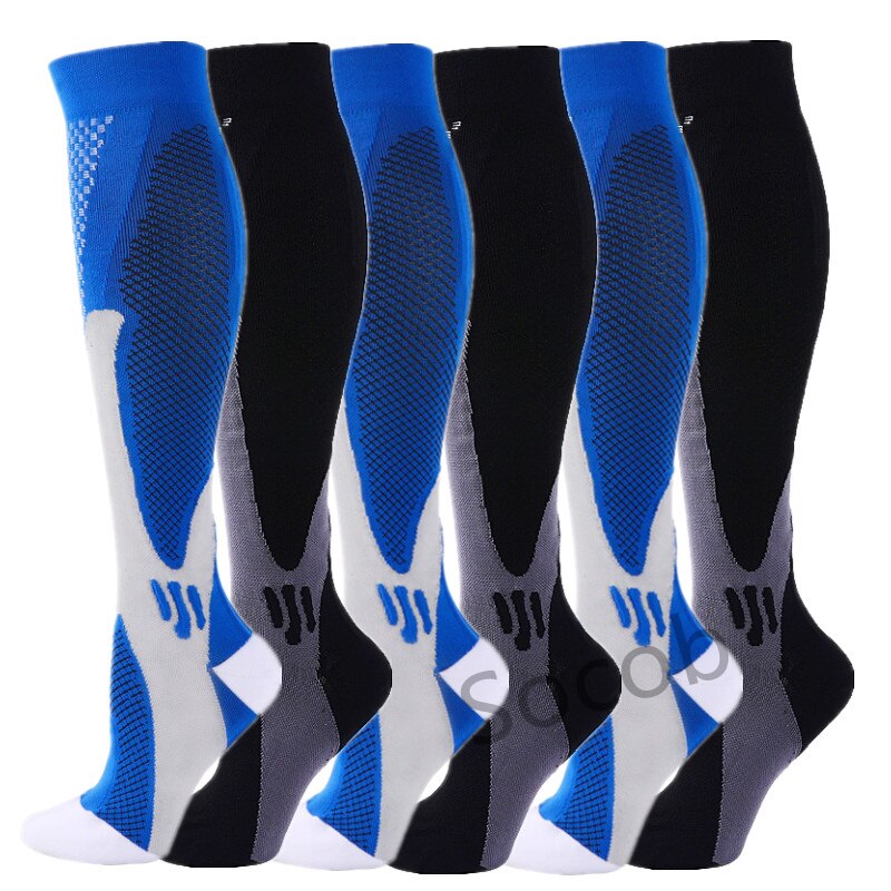 Compression Socks 20-30mmHg for Men and Women Running Support Socks, 3/6/7 Pairs