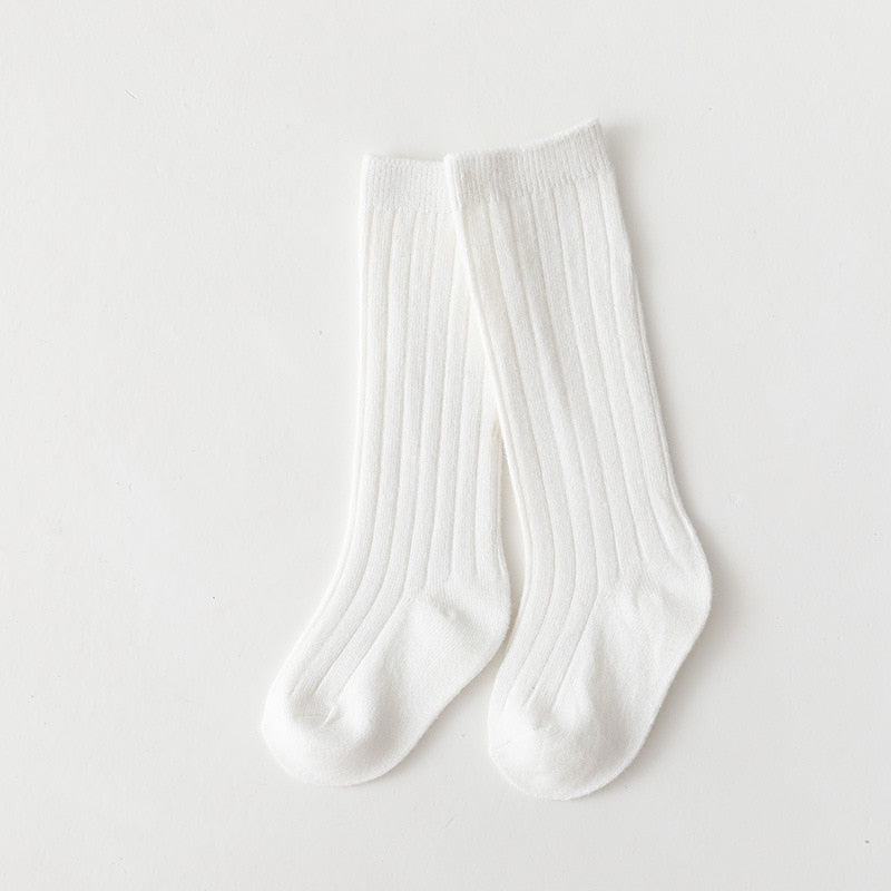 Premium Winter Knitted Socks Cotton Spandex Breathable Stripe Baby Socks, Unisex