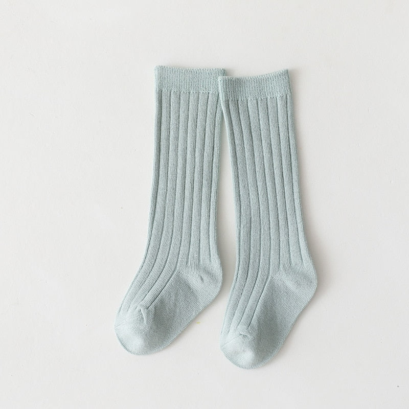 Premium Winter Knitted Socks Cotton Spandex Breathable Stripe Baby Socks, Unisex