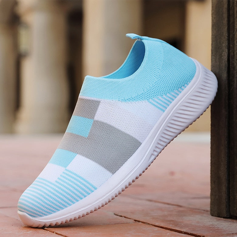 Vulcanized Knitted Sneakers Shoes For Women