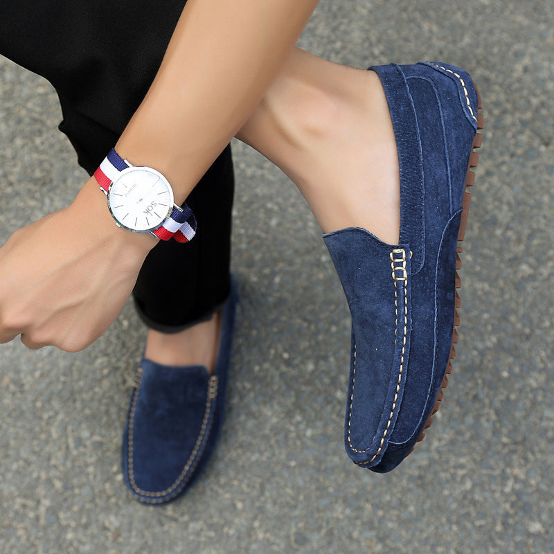 Suede Leather Men's Moccasins - M1
