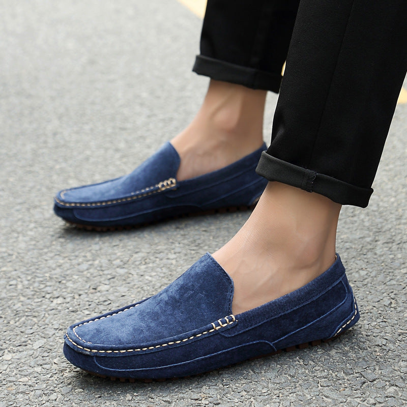 Suede Leather Men's Moccasins - M1
