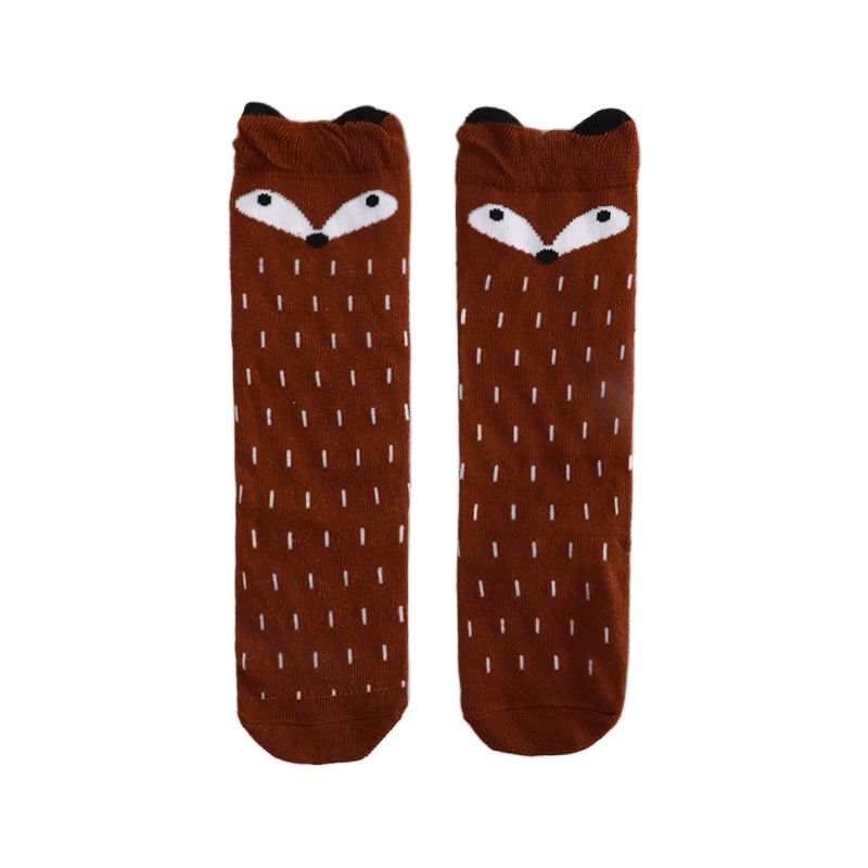 Children Leg Warmer Knee High Cotton Socks With Flower Ruffle Design
