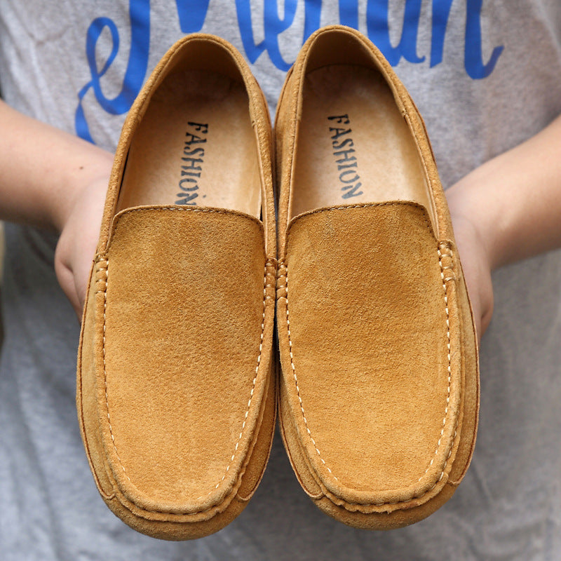 Suede Leather Men's Moccasins - M1