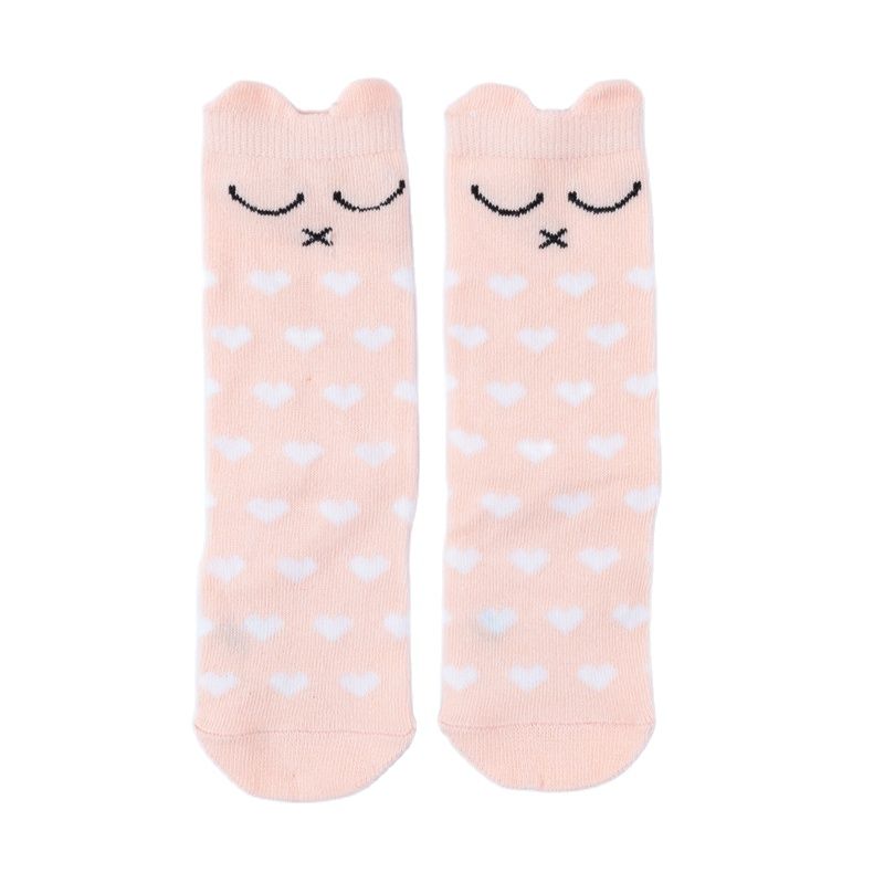 Children Leg Warmer Knee High Cotton Socks With Flower Ruffle Design