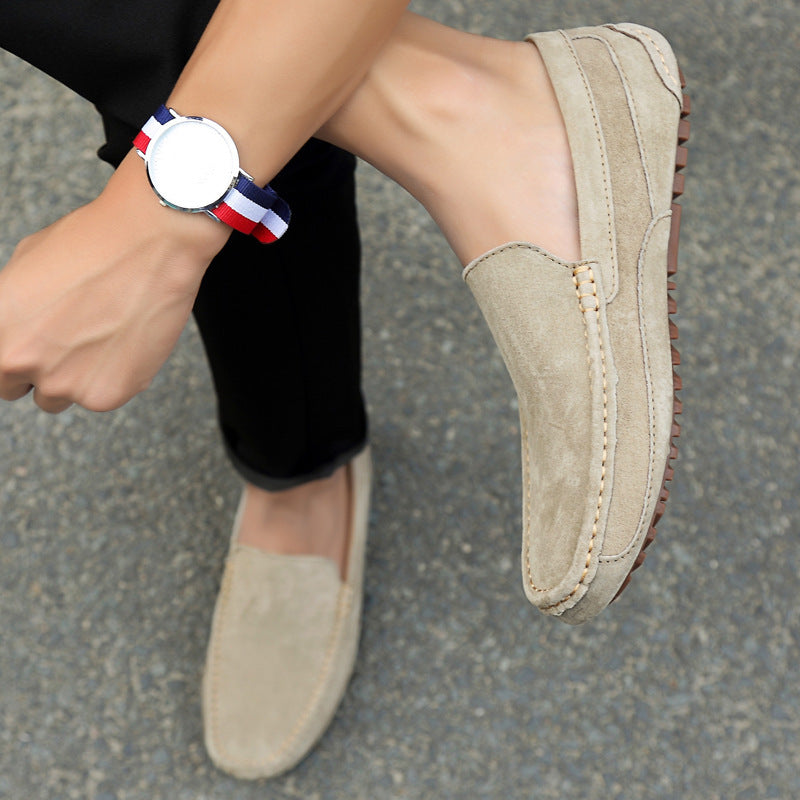 Suede Leather Men's Moccasins - M1