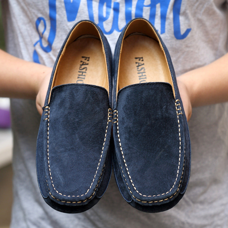 Suede Leather Men's Moccasins - M1