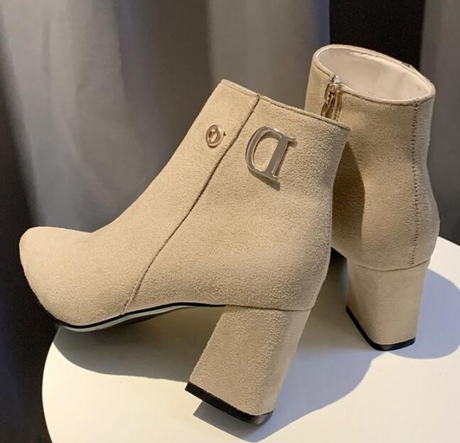 Women's Wedding Boots - Mid-heel Pointed Ladies Ankle Booties