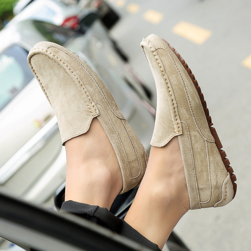 Suede Leather Men's Moccasins - M1