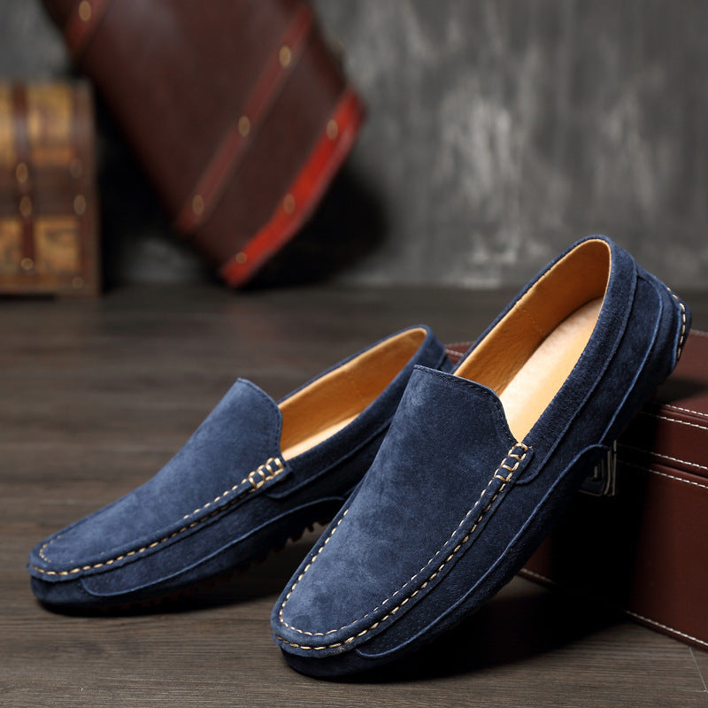 Suede Leather Men's Moccasins - M1