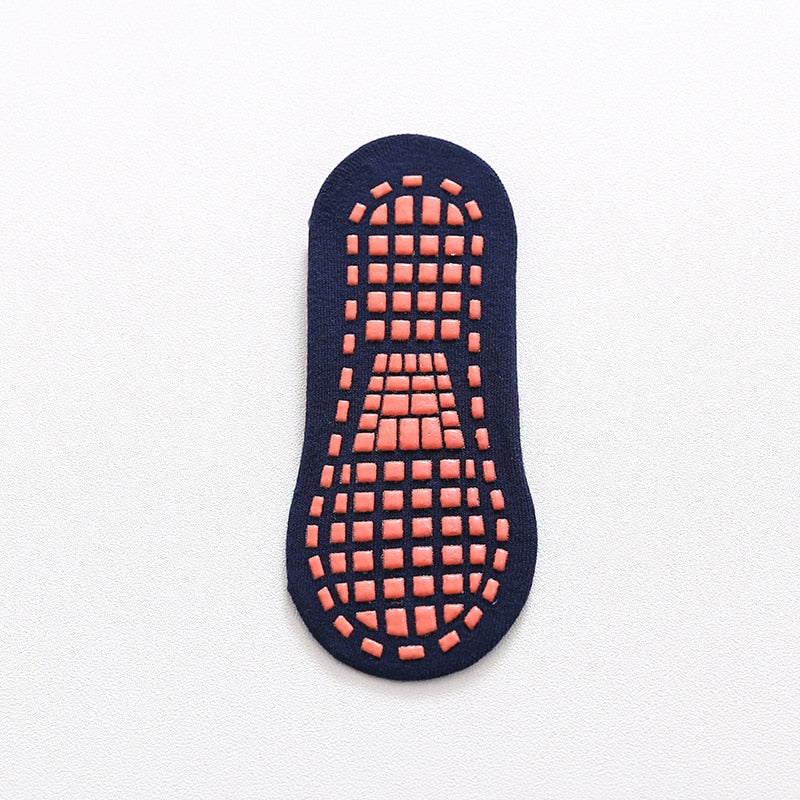 Non-Slip Slippers Cotton Socks, Unisex Anti Slip Low Cut Elastic Socks