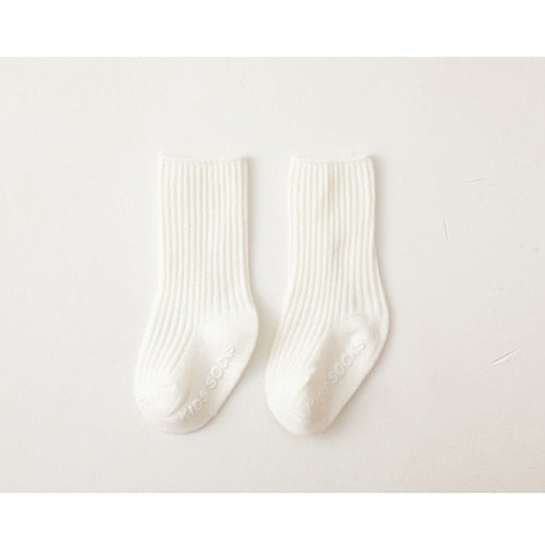Baby Girls Soft Ruffle Angel Wing Cotton Socks Knee High Leg Warmers Socks