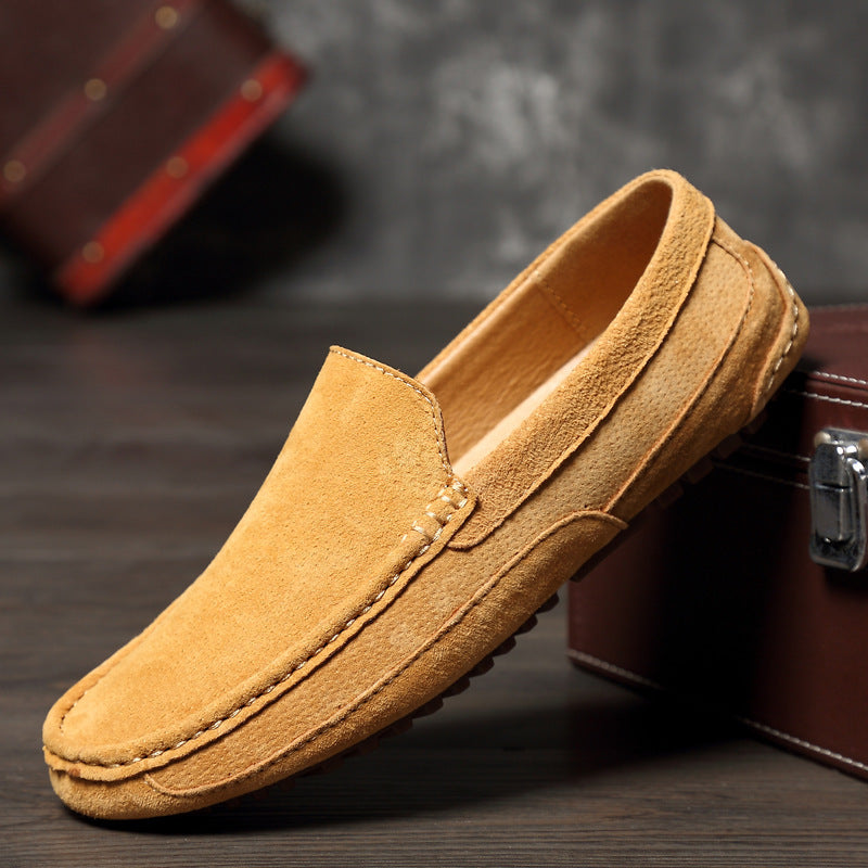 Suede Leather Men's Moccasins - M1