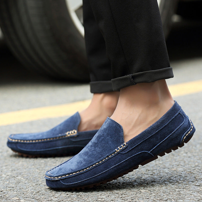 Suede Leather Men's Moccasins - M1
