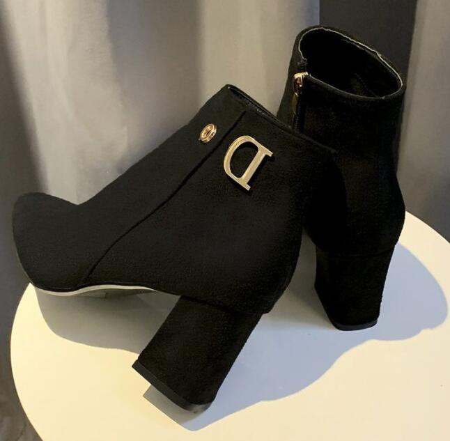 Women's Wedding Boots - Mid-heel Pointed Ladies Ankle Booties