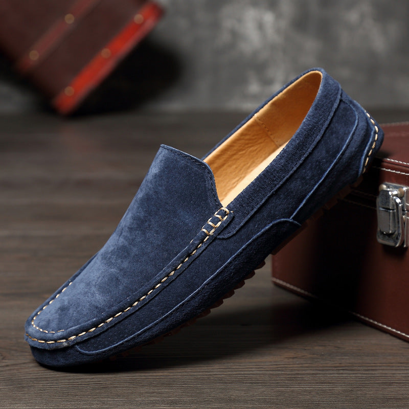 Suede Leather Men's Moccasins - M1