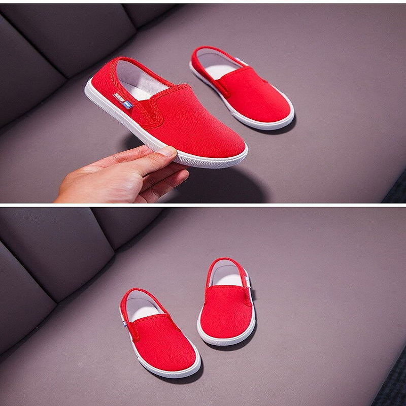 Children Shoes for Boys/Girls. Solid Color Sneakers, Simple, Breathable, Non-slip