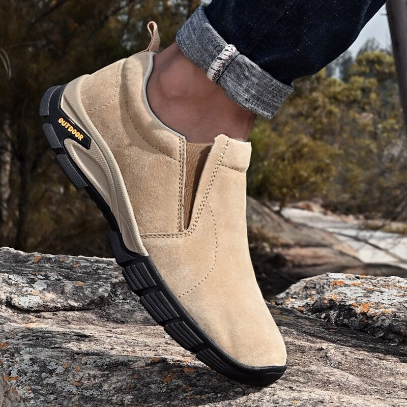 Men's Casual Slip on Shoes - Genuine Leather