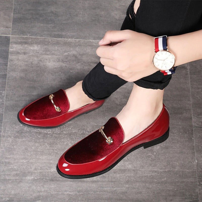 New Men Dress Shoes-Leather Luxury Groom/Wedding Shoes