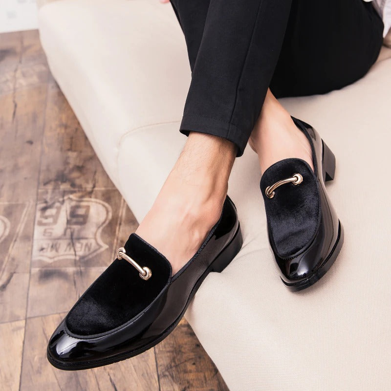New Men Dress Shoes-Leather Luxury Groom/Wedding Shoes