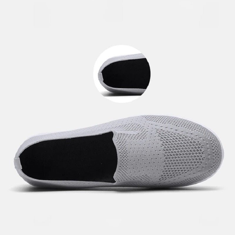 Women's Mesh Platform Shoes - Loafers