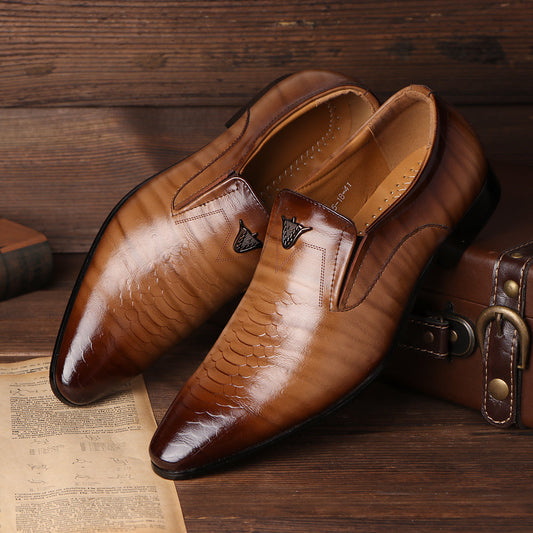 Men Retro Dress Shoes-High Quality Leather