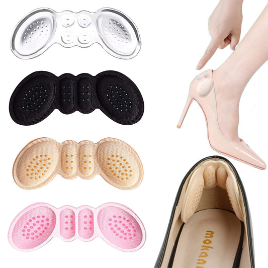 Self-Adhesive Stylish Silicone Heel Protection Pads for Women Shoes