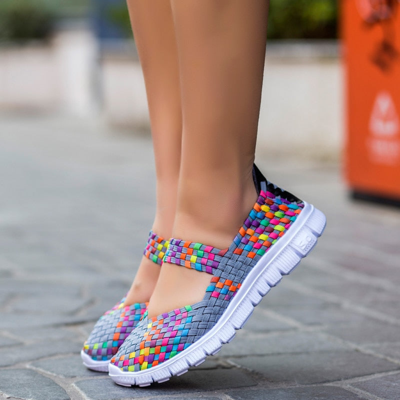 Women's Breathable, Walking, Running, Sport Woven Shoes