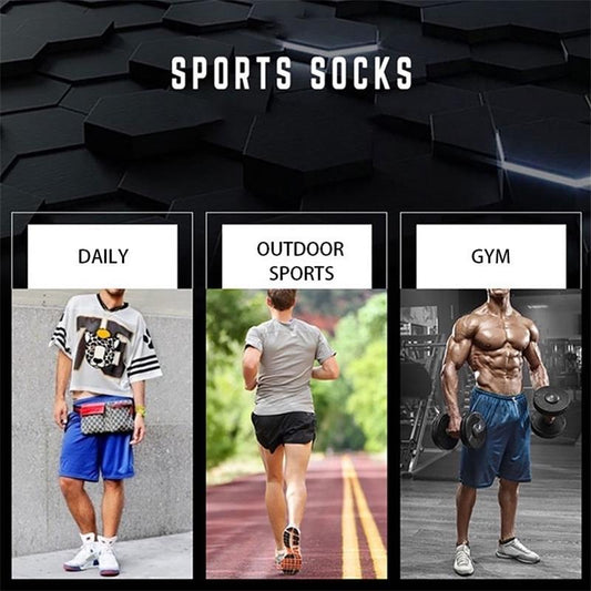 Premium Men Cycling Sport Ankle Socks, 3 Pairs