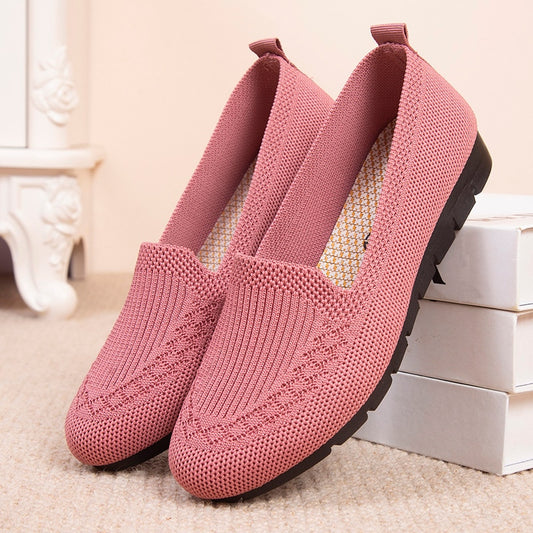 Summer Mesh Breathable Flat Casual Women Shoes