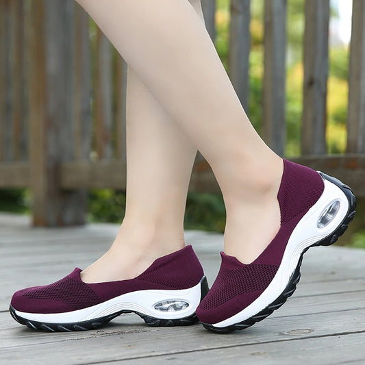 Women's Slip-On Sneakers. Comfortable, Cushioning Sports Shoes for Women