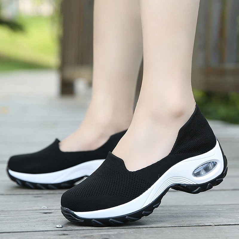 Women's Slip-On Sneakers. Comfortable, Cushioning Sports Shoes for Women