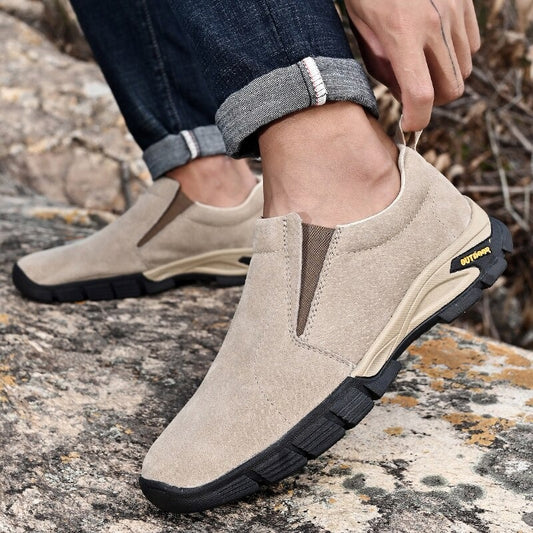 Men's Casual Slip on Shoes - Genuine Leather