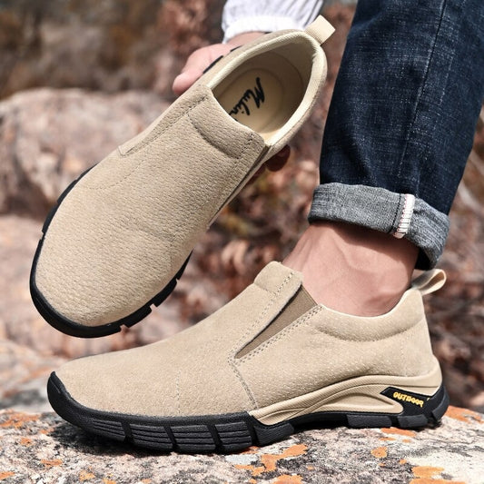 Men's Casual Slip on Shoes - Genuine Leather