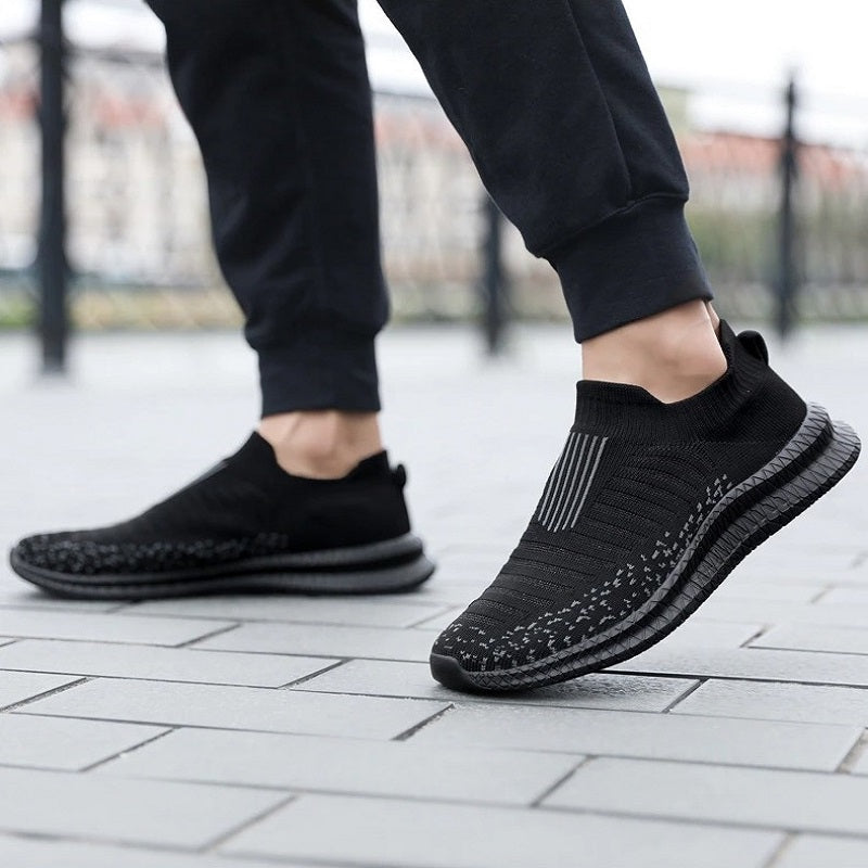Casual Walking Shoes. Breathable, Slip-on, Wear-resistant Men's Loafers - Lightweight Sneakers