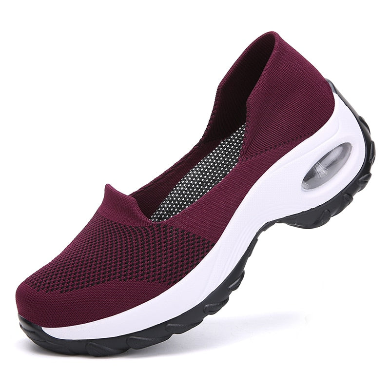 Women's Slip-On Sneakers. Comfortable, Cushioning Sports Shoes for Women