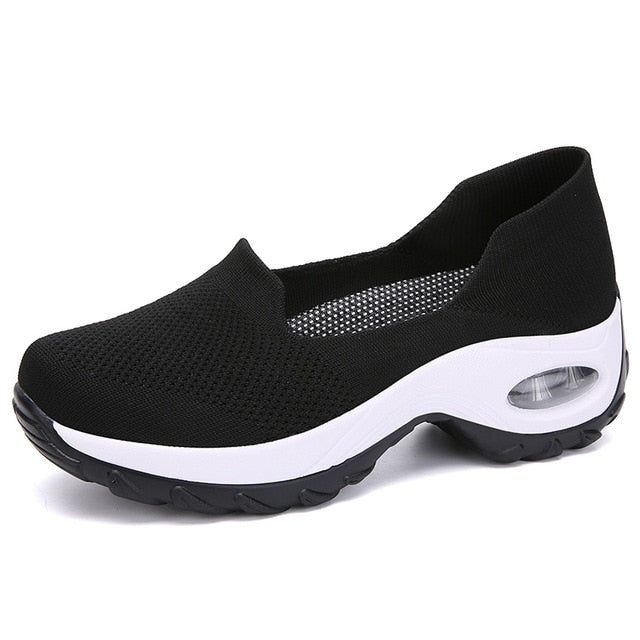 Women's Slip-On Sneakers. Comfortable, Cushioning Sports Shoes for Women