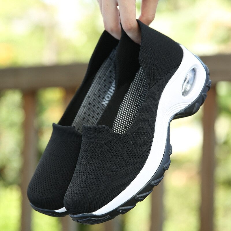 Women's Slip-On Sneakers. Comfortable, Cushioning Sports Shoes for Women