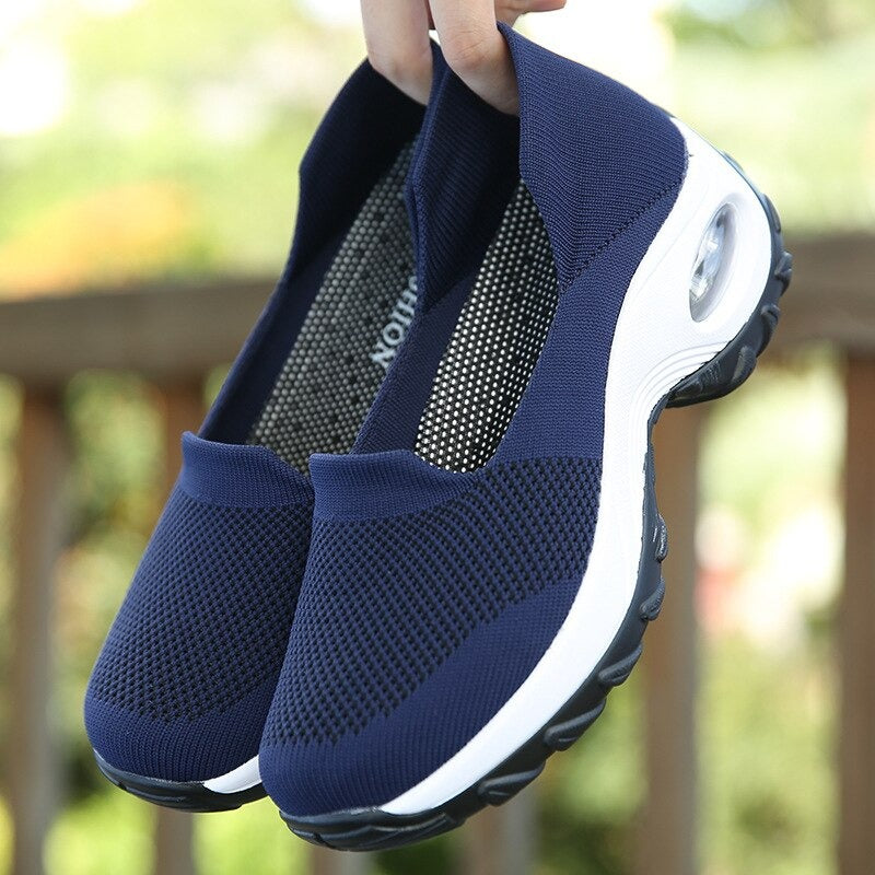 Women's Slip-On Sneakers. Comfortable, Cushioning Sports Shoes for Women